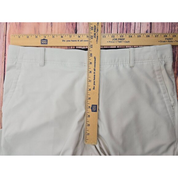 Nike Dri-Fit Mens Standard Fit Beige Polyester Lightweight Golf Pants 36x30 - Picture 8 of 9